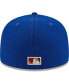 Фото #1 товара Men's Royal Montreal Expos Cooperstown Collection Meteor 59Fifty Fitted Hat
