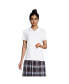 Фото #2 товара Women's School Uniform Short Sleeve Peter Pan Collar Polo Shirt