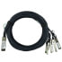 Фото #1 товара BlueOptics SC253501K3M30 - 3 m - QSFP - 4xSFP+ - Male/Male - Black - 40 Gbit/s