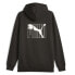 Puma Essentials+ Logo Lab FullZip Hoodie Mens Black Casual Outerwear 67592501