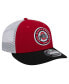 Фото #2 товара Men's Scarlet Ohio State Buckeyes Throwback Circle Patch 9fifty Trucker Snapback Hat