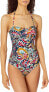 Anne Cole 283877 Womens Standard Twist Front Shirred One Piece Swimsuit, Size 6