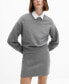 Фото #1 товара Women's Round-Neck Knitted Sweater