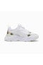 Фото #1 товара Zapatilla Cassia Metallic Shine Kadın Beyaz Sneakers 39526701