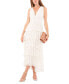 ფოტო #3 პროდუქტის Women's Lace Sleeveless Tiered Maxi Dress