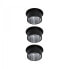 PAULMANN Gil Coin - Surfaced lighting spot - 1 bulb(s) - LED - 6 W - 2700 K - Black - Brushed iron