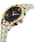 Фото #2 товара Часы и аксессуары BCBGMAXAZRIA женские наручные часы с ремешком из нержавеющей стали двухцветные 36 мм