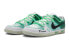 【定制球鞋】 Nike Dunk Low BIGNIU 像素脉冲 迷彩 马赛克 户外 手绘喷绘 低帮 板鞋 GS 绿白黑 / Кроссовки Nike Dunk Low DH9765-102