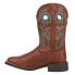 Фото #6 товара Justin Boots Bowline 11" Square Toe Cowboy Mens Brown Casual Boots SE7522