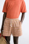 Jacquard bermuda shorts