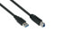 Good Connections UK30P-AB-005S - 0.5 m - USB A - USB B - USB 3.2 Gen 1 (3.1 Gen 1) - 5000 Mbit/s - Black