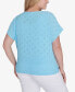 ფოტო #2 პროდუქტის Plus Size Feeling The Lime T Sleeve Top