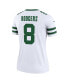 Фото #3 товара Women's Aaron Rodgers Spotlight White New York Jets Alternate Legend Player Jersey