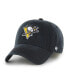 Фото #1 товара Men's Black Pittsburgh Penguins Classic Franchise Fitted Hat