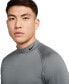 Men's Pro Slim-Fit Dri-FIT Mock Neck Long-Sleeve Fitness Shirt