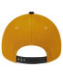 ფოტო #3 პროდუქტის Men's Gold/Black Atlanta Braves Rustic A-Frame 9FORTY Adjustable Hat