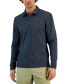 Фото #1 товара Men's Classic-Fit Solid Long-Sleeve Polo Shirt, Created for Macy's