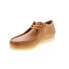 Фото #8 товара Clarks Wallabee 26168842 Mens Brown Leather Oxfords & Lace Ups Casual Shoes