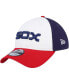 Фото #1 товара Men's White Chicago White Sox Logo Replica Core Classic 9TWENTY Adjustable Hat