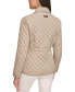 Womens Collared Quilted Coat