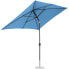 Фото #7 товара Пляжный зонт с угловым наклоном Uniprodo 200 х 300 см с крученой коробкой синий