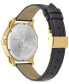 Фото #3 товара Наручные часы Skagen Kuppel Quartz Three Hand Brown Leather Watch, 44mm