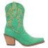 Фото #2 товара Dingo Y'all Need Dolly Embroidered Round Toe Cowboy Womens Green Casual Boots D