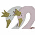 Фото #2 товара Настенная вешалка DKD Home Decor Деревянный Детский Лебедь 40 x 4 x 38,5 cm (2 штук)