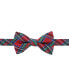 Фото #1 товара Men's Nicholas Tartan Plaid Silk Bow Tie
