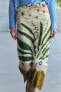 Фото #4 товара Шейный платок с принтом ZARA