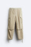 Corduroy cargo trousers