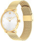 ფოტო #2 პროდუქტის Women's Elliot Gold-Tone Stainless Steel Mesh Bracelet Watch 36mm