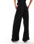 Фото #8 товара Vero Moda Petite plisse wide leg trouser co-ord in black