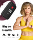 ფოტო #3 პროდუქტის Unisex Jillian Michaels Silicone Strap Fitness Tracker Smartwatch 22.83mm