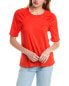 Фото #1 товара Socialite Raglan Pleated T-Shirt Women's Red M