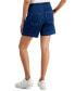 Фото #7 товара Women's Denim Mid-Rise Pull-On Shorts, Created for Macy's
