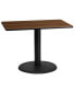 Фото #1 товара 24"X42" Rectangular Laminate Table With 24" Round Table Base