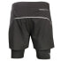 Фото #2 товара Diadora Double Layer Bermuda 2In1 Logo Running Shorts Mens Size M Casual Athlet