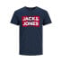 JACK & JONES Corp Logo 3 Pack short sleeve T-shirt Black / Pack 1 Black / 1 Navy / 1 White, XS - фото #2