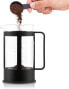 Фото #4 товара Bodum 1.0 Litre Borosilicate Glass Kenya 8 Cup Coffee Maker, Black
