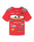 Фото #8 товара Toddler Boys Lion King Cars T-Shirt and Mesh Shorts Outfit Set to (18 Months - 10-12)