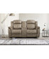 Фото #6 товара White Label Lola 74" Double Reclining Loveseat