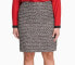 Фото #1 товара Calvin Klein Women's Tweed Pencil Skirt Black Red 8