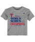 ფოტო #3 პროდუქტის Toddler Boys and Girls Heather Gray Texas Rangers 2023 World Series Champions Locker Room T-shirt