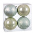 Фото #1 товара Ёлочные шарики Зеленый Пластик 10 x 10 x 10 cm (4 штук)