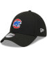 Men's Black Chicago Cubs Logo 39THIRTY Flex Hat