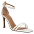 Фото #2 товара Chinese Laundry Jasmine Open Toe Stiletto Pumps Womens White Dress Casual BJON1A