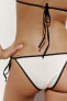 Фото #6 товара Трусики бикини с контрастными деталями ZARA