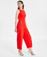 ფოტო #3 პროდუქტის Women's Cropped Wide-Leg Jumpsuit