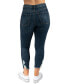 Фото #2 товара Джинсы женские Indigo Rein juniors' Distressed Cropped Jeans